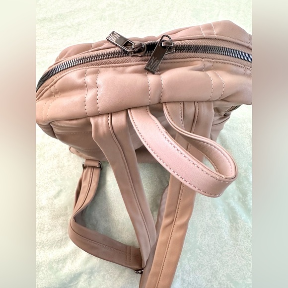 Neiman Marcus Quilted Leather Backpack - Picture 3 of 6